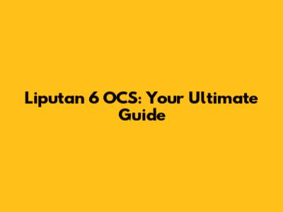 Liputan 6 OCS: Your Ultimate Guide