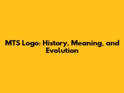 MTS Logo: History, Meaning, and Evolution