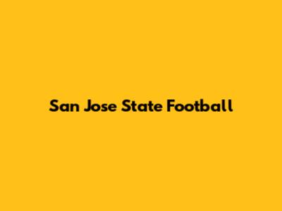 San Jose State Football
