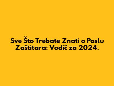 Sve Što Trebate Znati o Poslu Zaštitara: Vodič za 2024.